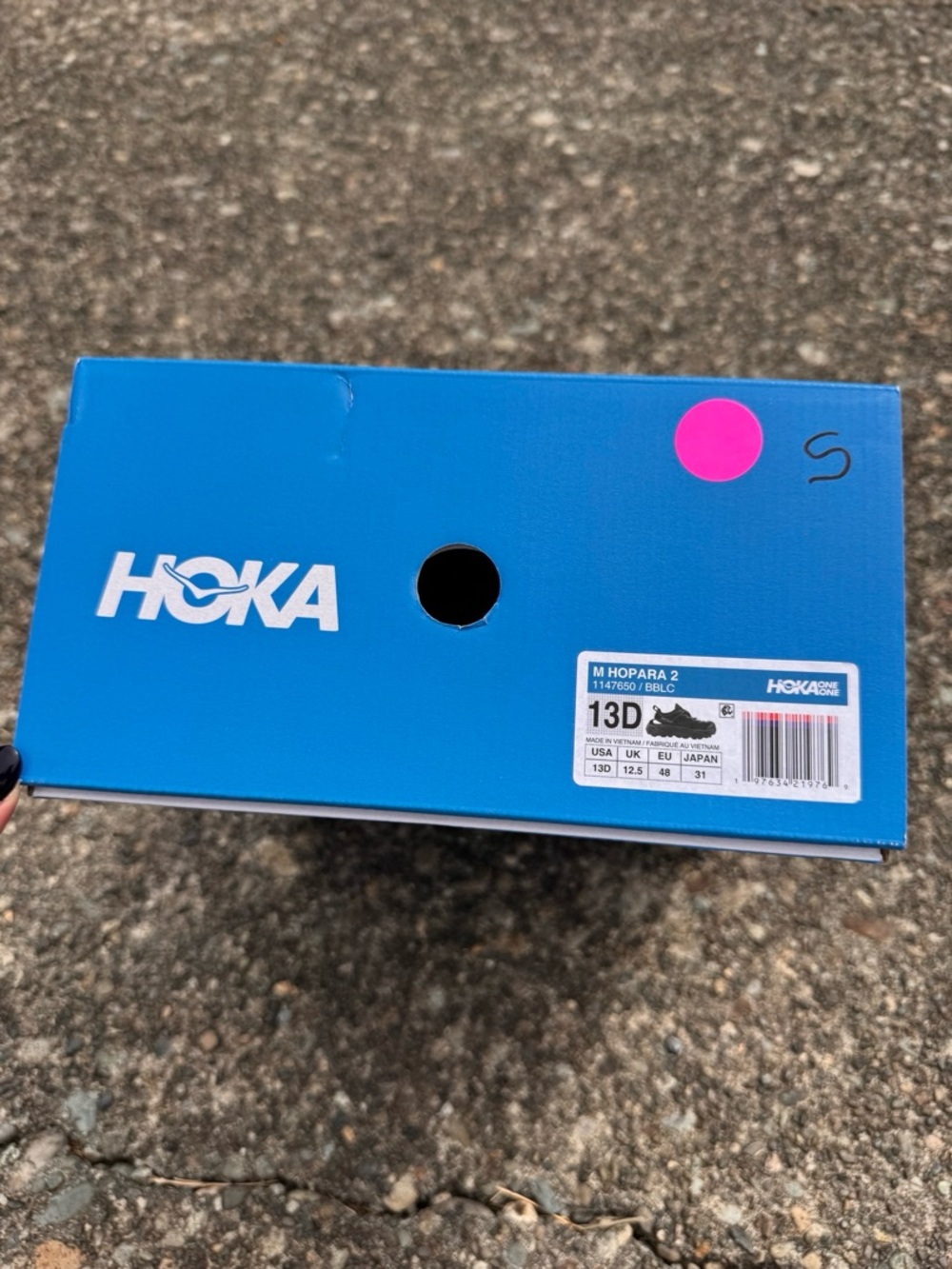 HOKA Black Men’s Hopara 2 Hiking Shoes - Size 13 NEW In Box - Picture 2 of 13